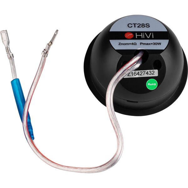 Main product image for HiVi CT28S 28mm Silk Automotive Tweeter Pair267-8108